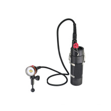 Professional 6500lm Waterproof 100meters IP68 LED lumière vidéo sous-marine